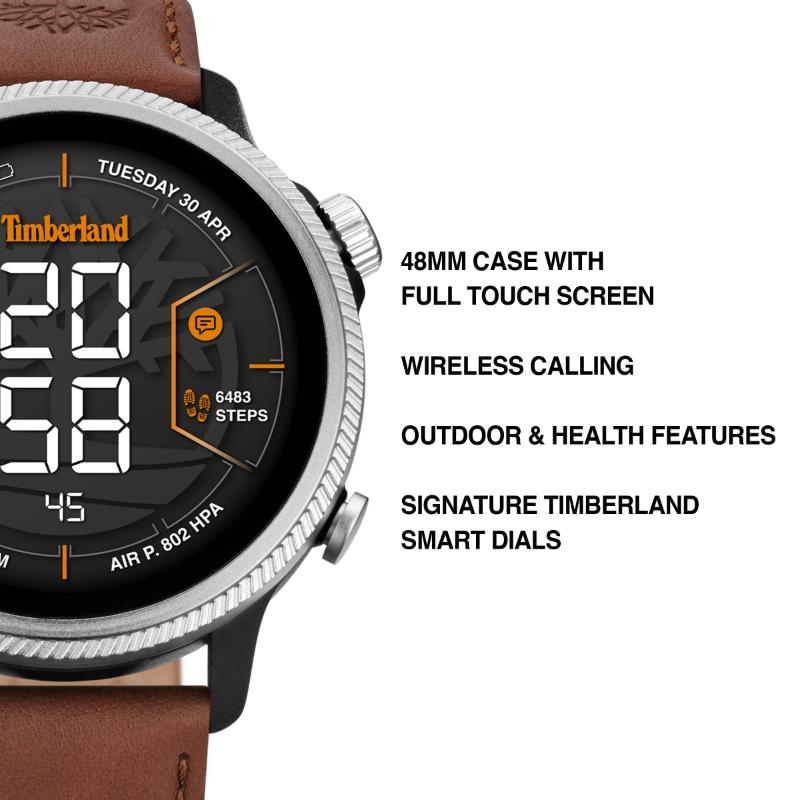 Smartwatch Trail Force Box Timberland Castanho e Preto