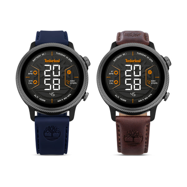 Smartwatch Trail Force Box Timberland Azul e Castanho