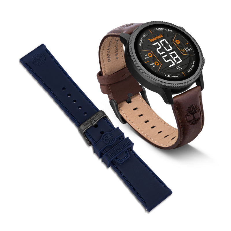 Smartwatch Trail Force Box Timberland Azul e Castanho