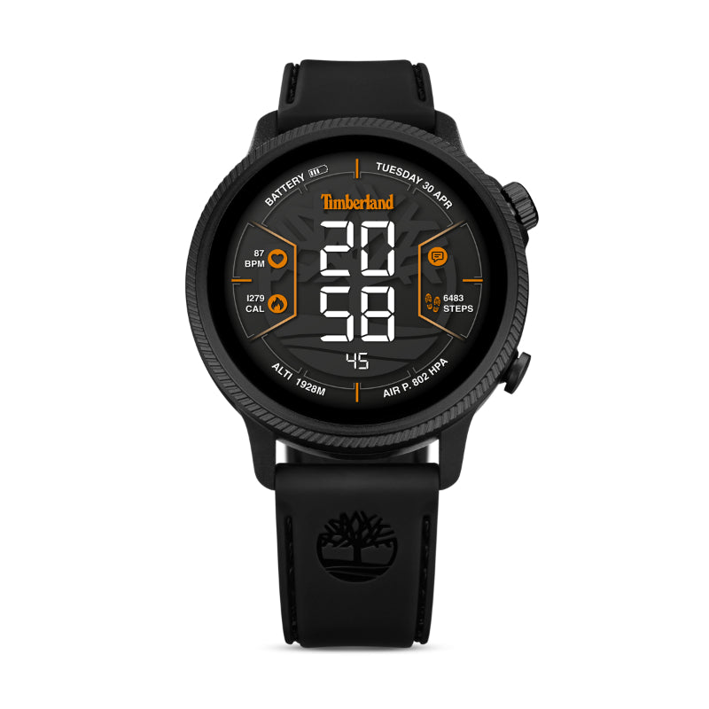 Smartwatch Trail Force Box Timberland Preto e Castanho