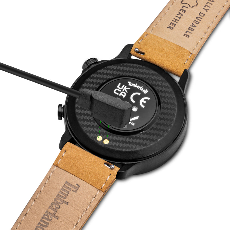 Smartwatch Trail Force Box Timberland Preto e Castanho