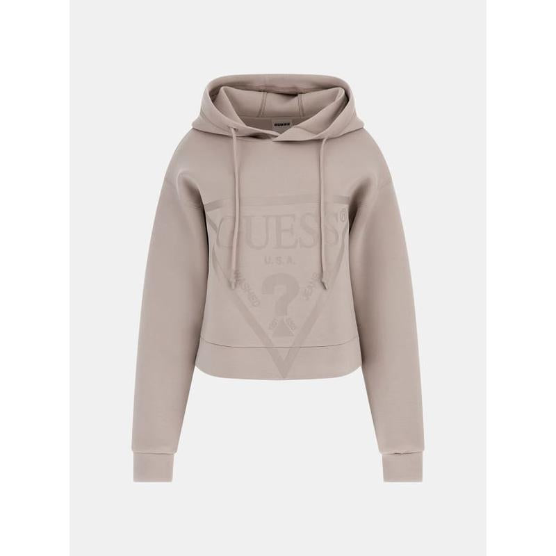 Sweatshirt scuba com logótipo triângulo na frente Guess