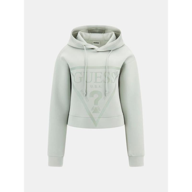 Sweatshirt scuba com logótipo triângulo na frente Guess