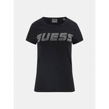 T-shirt logo brilhos Guess