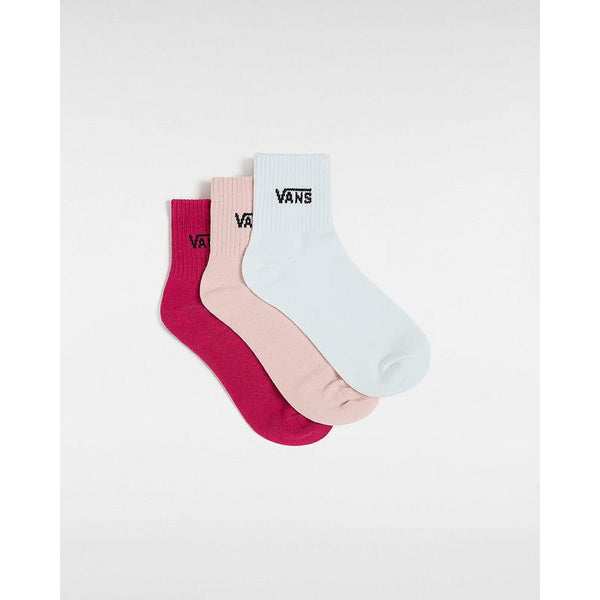 Meias Classic Half Crew (3 pares) Vans Rosa