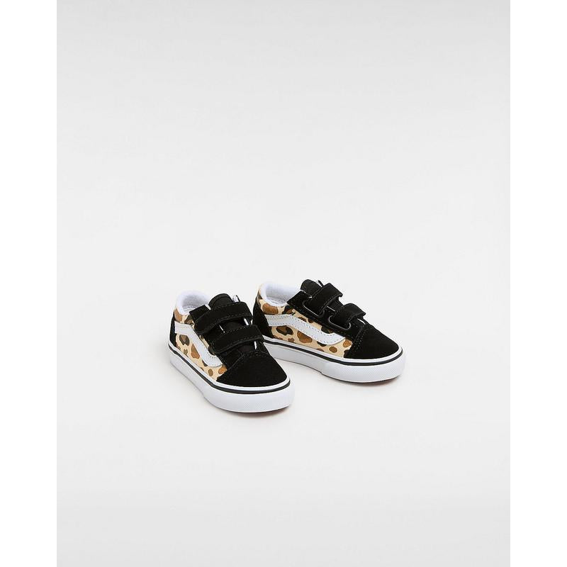 Ténis com banda aderente Old Skool Glitter para bebé (1-4 anos) Vans Preto