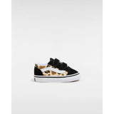 Ténis com banda aderente Old Skool Glitter para bebé (1-4 anos) Vans Preto