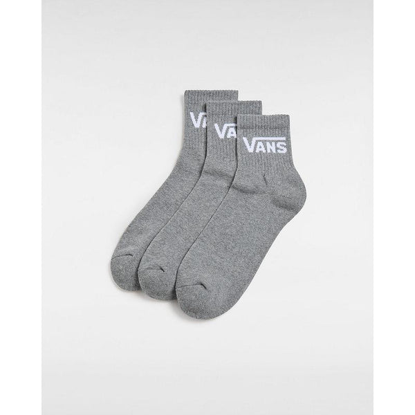 Meias Classic Half Crew (3 pares) Vans Cinzento