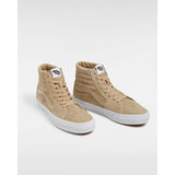 Ténis Sk8-Hi Pig Suede Vans Bege