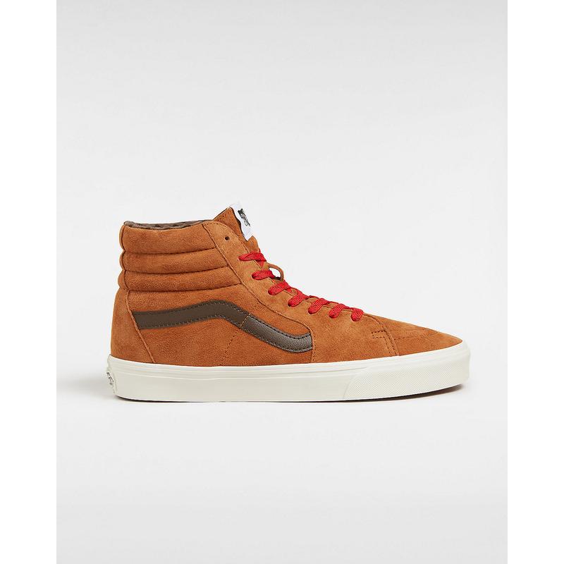 Ténis Sk8-Hi Pig Suede Vans Castanho