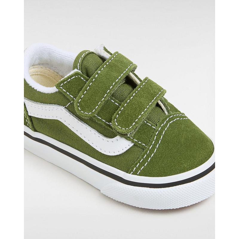 Ténis com banda aderente Old Skool para bebé (1-4 anos) Vans Verde