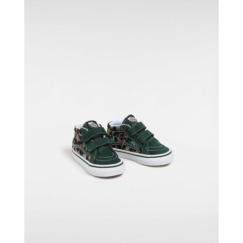 Ténis com banda aderente Sk8-Mid Reissue Glow para bebé (1-4 anos) Vans Multicolor