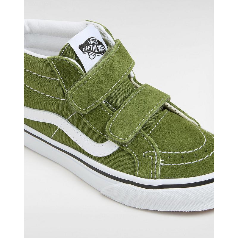 Ténis com banda aderente Sk8-Mid Reissue para criança (4-8 anos) Vans Verde