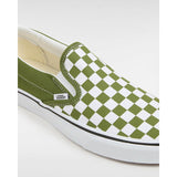 Ténis Classic Slip-On Checkerboard Vans Verde