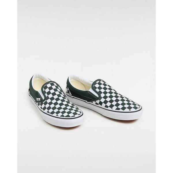 Ténis Classic Slip-On Checkerboard Vans Verde