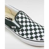 Ténis Classic Slip-On Checkerboard Vans Verde