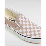 Ténis Classic Slip-On Checkerboard Vans Bege