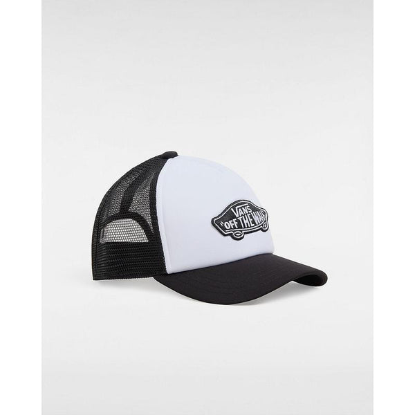 Boné Trucker Classic Patch Curved Bill para criança Vans Preto