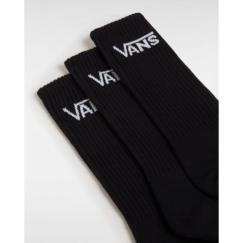 Meias Classic Crew (3 pares) Vans Preto