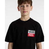 T-shirt OG Logo para Jovem (8-14 anos) Vans Preto