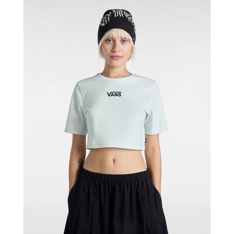 T-shirt Flying V Crew Crop II Vans Verde Claro