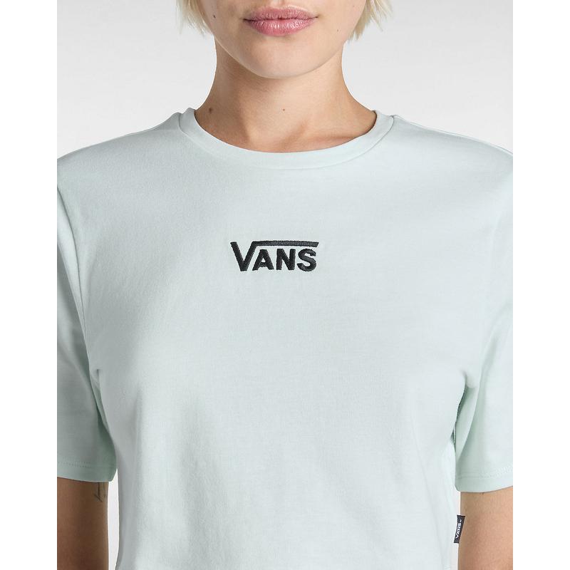 T-shirt Flying V Crew Crop II Vans Verde Claro