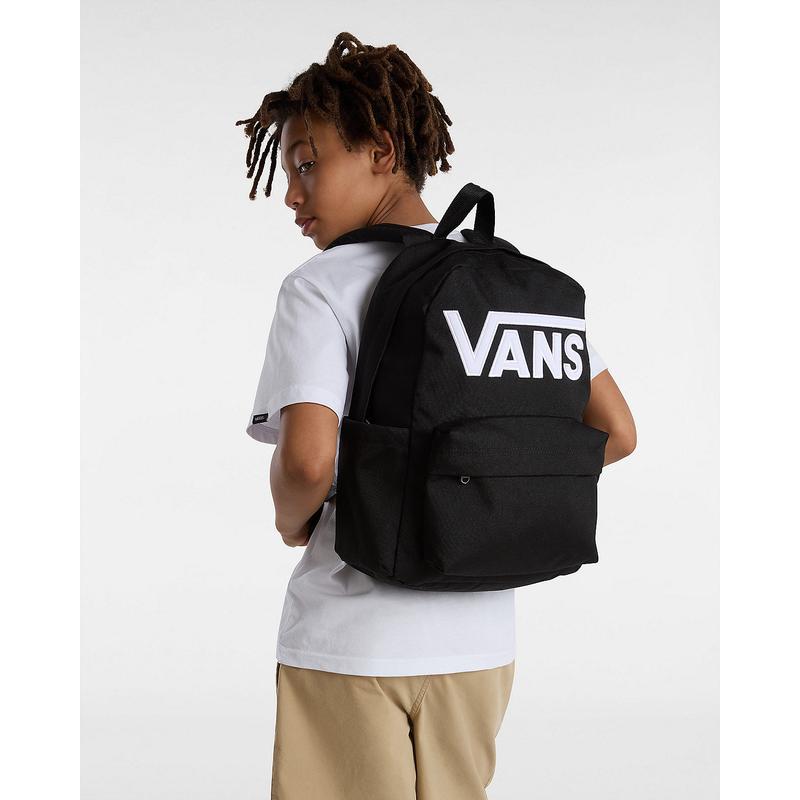 Mochila Old Skool Grom para criança Vans Preto