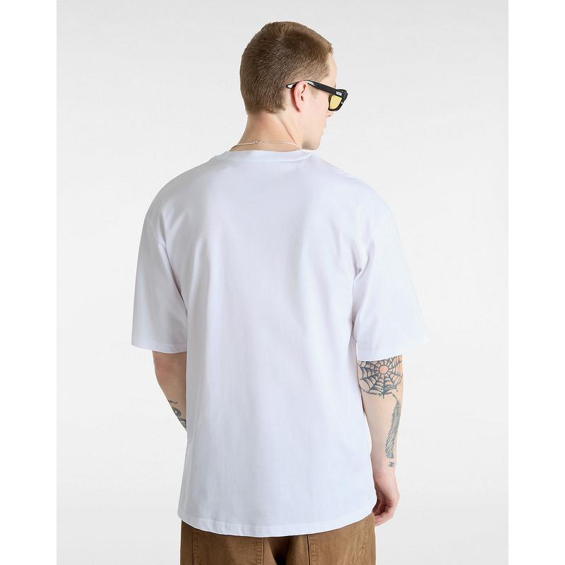 T-shirt Retro V Vans Branco