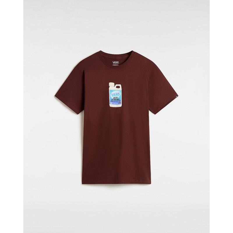 T-shirt Extra Strength Vans Castanho