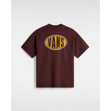 T-shirt Spray On Vans Castanho