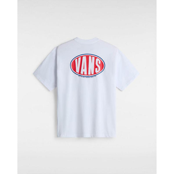 T-shirt Spray On Vans Branco