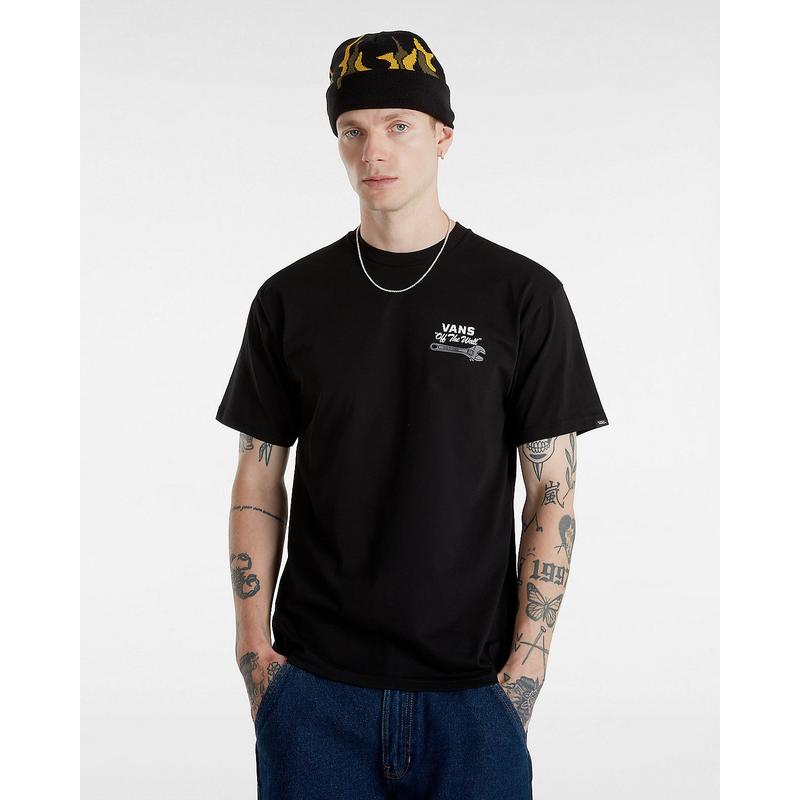 T-shirt Wrenched Vans Preto