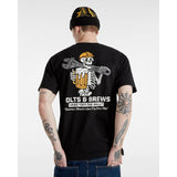 T-shirt Wrenched Vans Preto