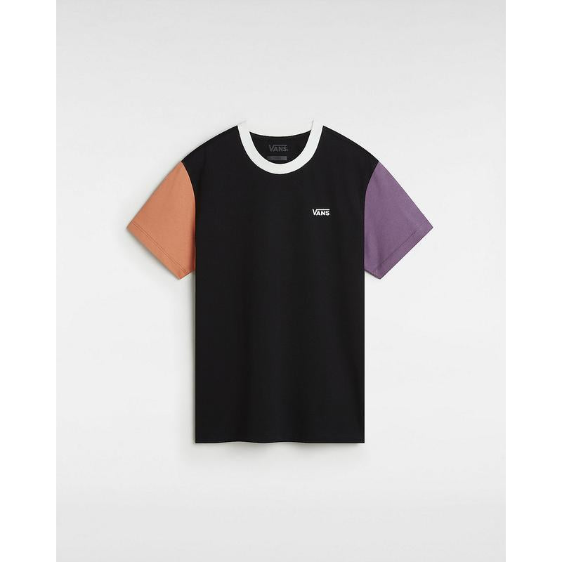 T-shirt Colorblock Boyfriend Fit Vans Preto