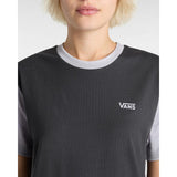 T-shirt Colorblock Vans Cinzento