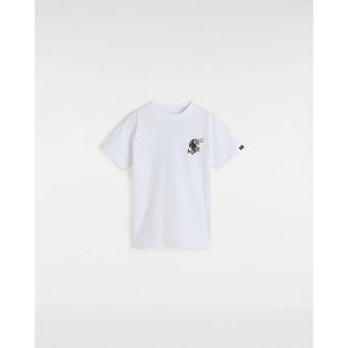 T-shirt Sk8 Hi Ball para criança (8-14 anos) Vans Branco