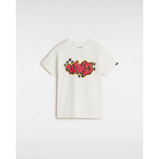 T-shirt Tagged para criança (2-8 anos) Vans Branco