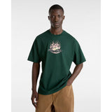 T-shirt Skate Global Dominance Vans Verde