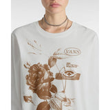 T-shirt de manga comprida Damask Vans Branco