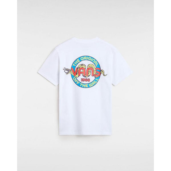 T-shirt Goodness Snakes para criança (8-14 anos) Vans Branco