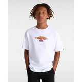 T-shirt Goodness Snakes para criança (8-14 anos) Vans Branco