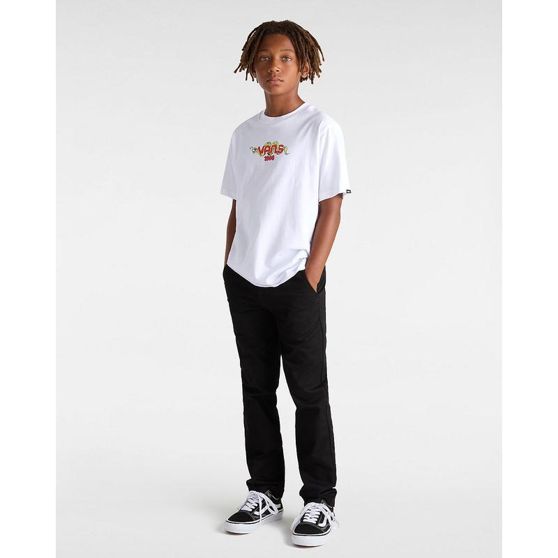 T-shirt Goodness Snakes para criança (8-14 anos) Vans Branco