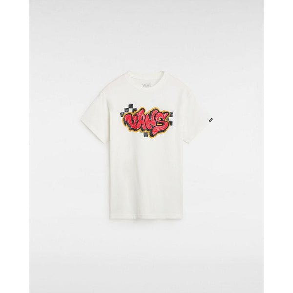 T-shirt Tagged para criança (8-14 anos) Vans Branco