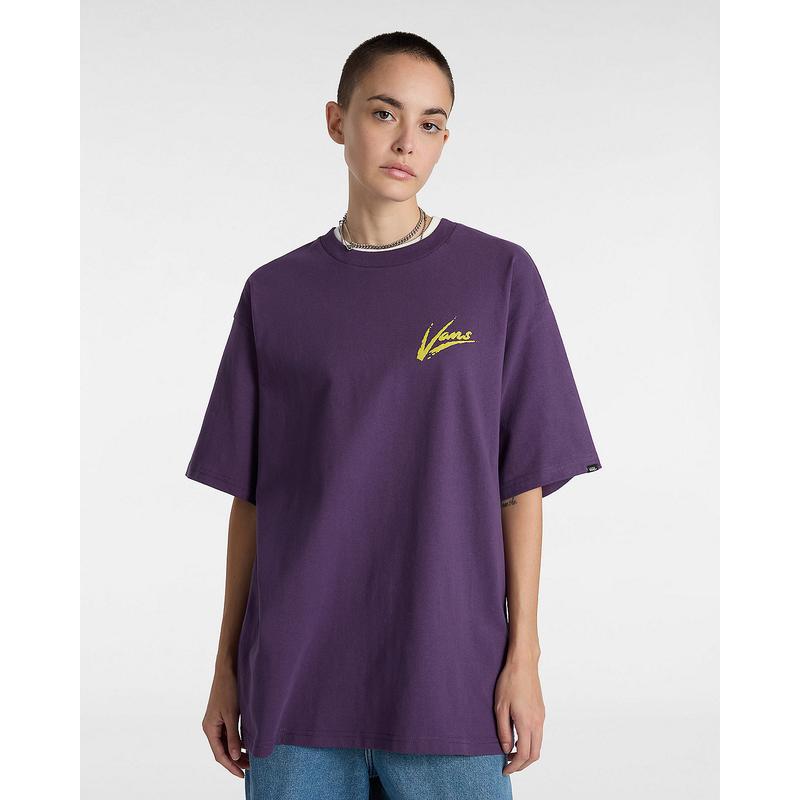 T-shirt Dettori Loose Fit Vans Roxo