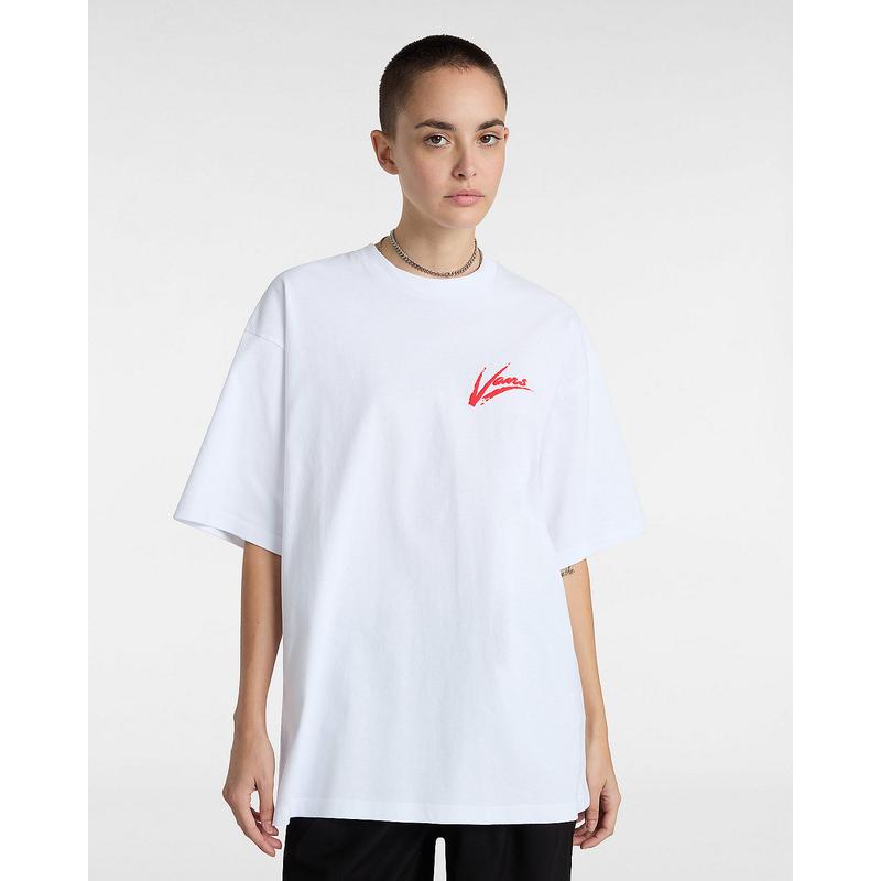 T-shirt Dettori Loose Fit Vans Branco