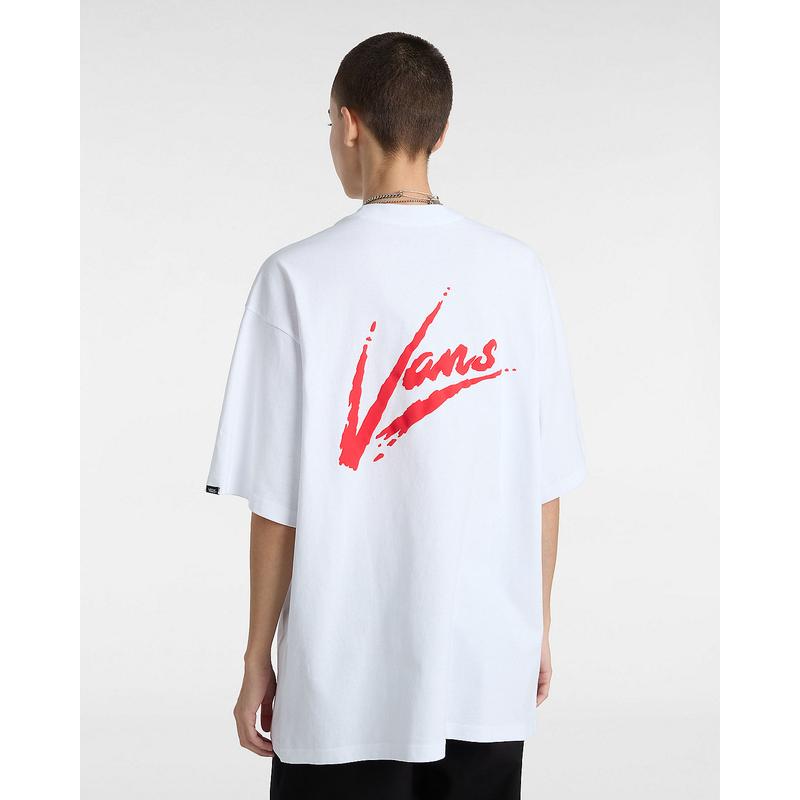 T-shirt Dettori Loose Fit Vans Branco