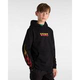 Camisola com capuz Flame para criança (8-14 anos) Vans Preto