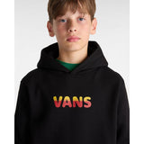 Camisola com capuz Flame para criança (8-14 anos) Vans Preto