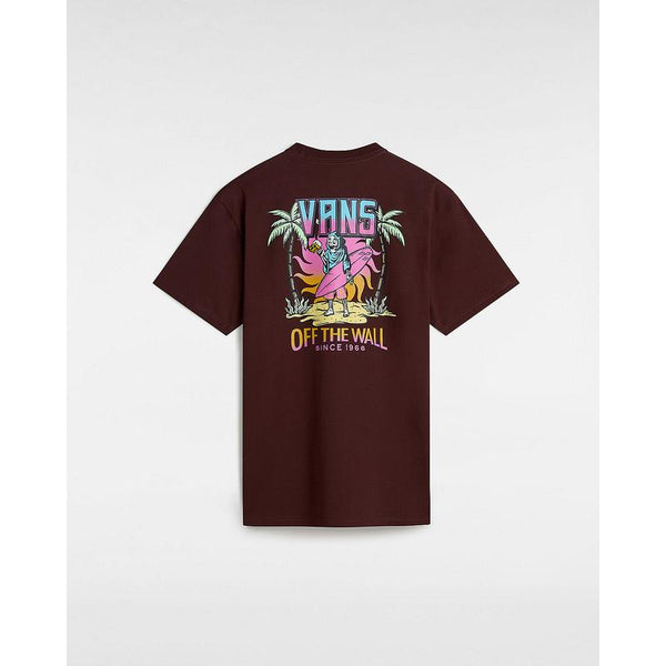 T-shirt Palm Cheers Classic Vans Castanho