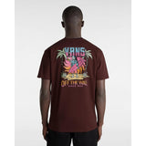 T-shirt Palm Cheers Classic Vans Castanho